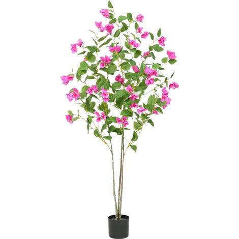 Künstlicher Bougainvillea-Baum, realistisches Design, vielseitige Dekoration, 1.5m (1/2)