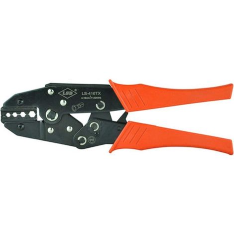 Pince à dénuder Pince à sertir 4-16mm², outil de sertissage de cosse de câble non isolé (1/3)
