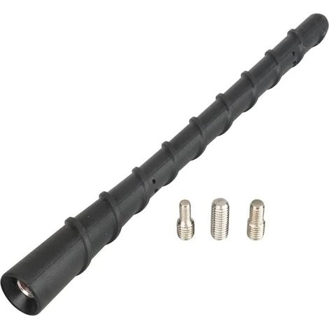S-giant Antenne Radio Voiture Auto Courte Universelle Amplifiée Autoradio FM AM 18.3cm Toit Antenne Remplacement pour Stéréo Auto Camion Véhicule,Vis M4.0 M5.0 M6.0 (1/5)
