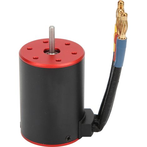 Kit ESC étanche sans balais 60A pour voiture RC 1/8 et 1/10 avec moteur 3650 3100KV, carte de programmation et connecteurs banane 4 mm. (1/5)