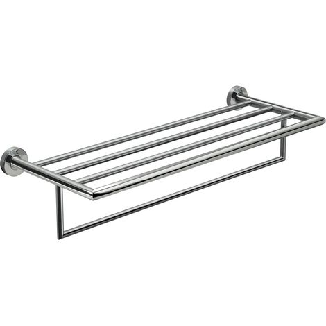Mensola portasciugamani da muro in acciaio inox AISI 304 Gedy 5044 serie PROJECT Cromato
