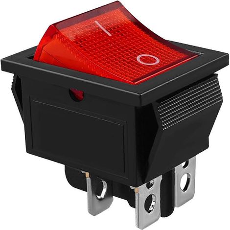 Interrupteur marche/arrêt à 4 broches et 2 positions avec témoin lumineux pour compresseur d'air Kobalt (réservoir de 8 gallons), remplace la référence 5607-0020-01, 15/30 A, 250 V (1/5)