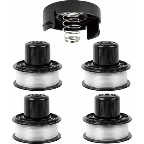 Convient pour bobine de fil A6226 compatible avec Black and Decker ST4400 ST4500 ST5000 GL250 GL310 GL360 GL360SB, bobine de fil de coupe-bordures pour Black and Decker A6226 GL360 6 m de long, diamèt (1/5)