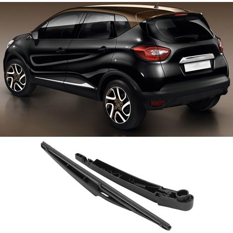 Jeu de bras et lame d'essuie-glace arrière noir 287815304R pour DACIA SANDERO 2005-2015