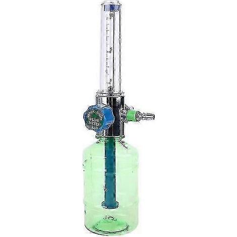 Accessoires pour système d'oxygénothérapie : réducteur de pression d'oxygène, inhalateur, débitmètre, flacon d'humidification pour hôpital et domicile (vert) (1/5)