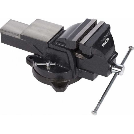 Tornillo de banco fabricado en acero con 10cm de apertura krt554011 kreator (1/5)