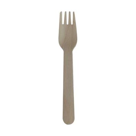 Fourchette Bois L 160 mm - Lot de 3 Colis de 2000 - Matfer