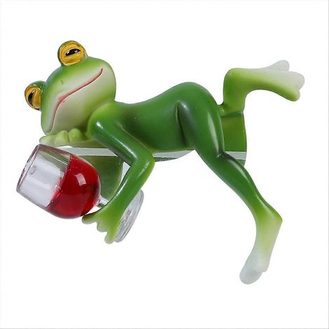 Figurines miniatures de grenouilles, décorations pour plantes en pot, accessoires de décoration extérieure amusants, statue de grenouille (1/5)