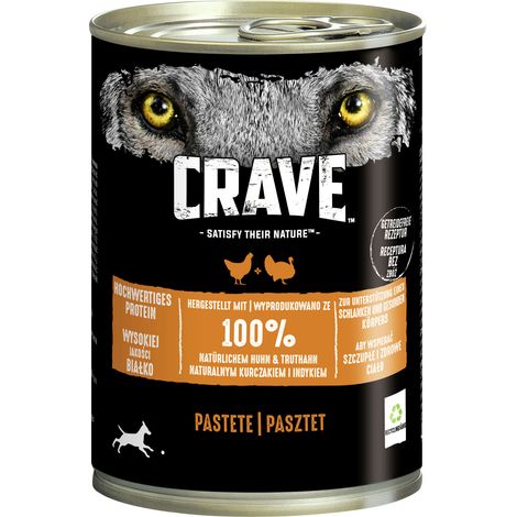 Crave Hundenassfutter Adult getreidefrei 400 g Huhn & Truthahn (1/2)