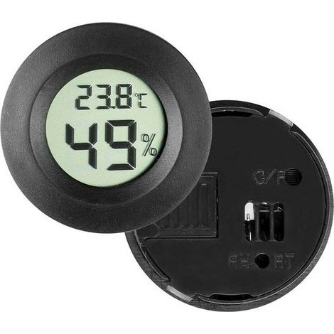 Hygromètre Intérieur, 4 pièces Mini Thermomètre Digital à Haute Précision Moniteur Température et Humidité Portable -50 ℃ 70 ℃ pour Vestiaire/entrepôt/ Chambre de bébé /Salon (1/5)