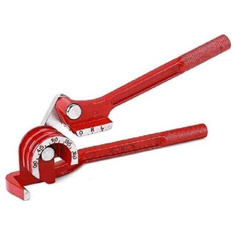 Cintreuse manuelle 3 en 1 pour tubes en cuivre et flexibles de frein, diamètre 6-8-10 mm, 180°, rouge (1/5)