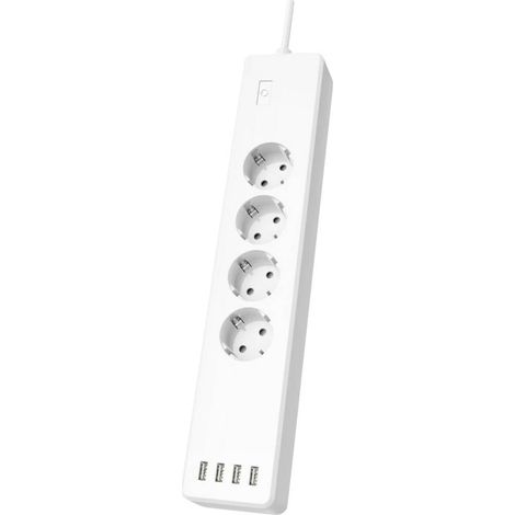 Hama Presa intelligente Wi-Fi 4 prese bianca 4 USB (1/5)