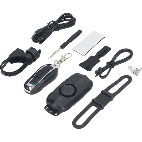 Alarmanlage für Elektrofahrräder, USB-Ladefunktion, drahtloser Vibrationsdiebstahlschutz mit integriertem Akku (1/5)