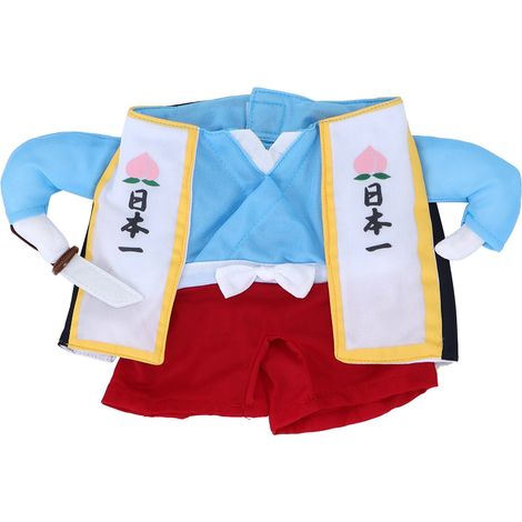 Costume Samouraï Pour Chien Et Chat - Vêtement Halloween En Polyester - Design Dress Up Debout - Taille Xl (1/5)
