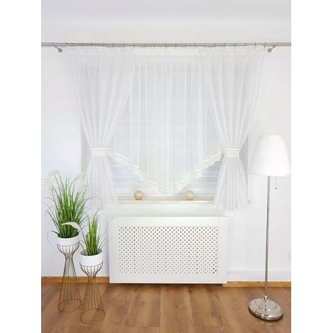 Set decorativo, batista, voile, tenda pronta (1/5)