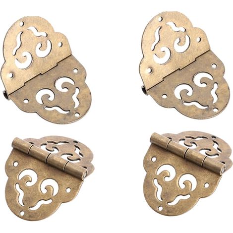 4 pièces Charnières Laiton Décoratives (1/5)