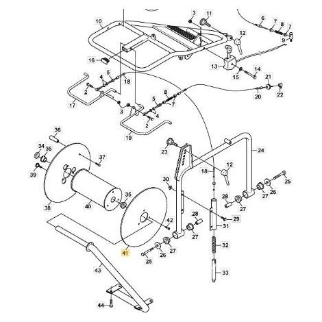 Roue arrière tondeuse robot Stiga - GGP - 1126-9177-01