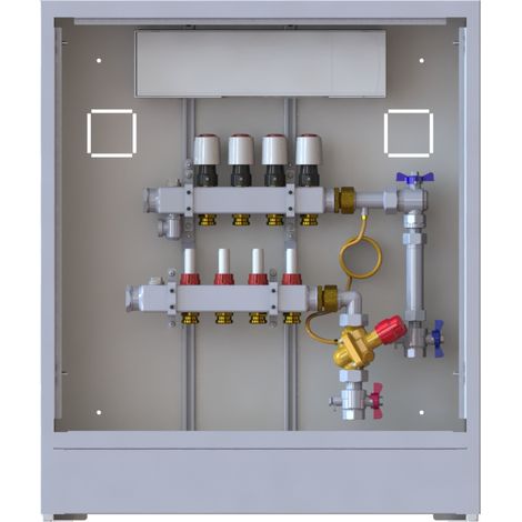 Station UnoFloor Comfort 4R 4 HK, rechts mit AB-PM-Set, 230V