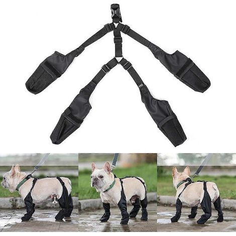 Bottes résistantes pour chiens, imperméables, antidérapantes et anti-salissures - Taille M (1/4)