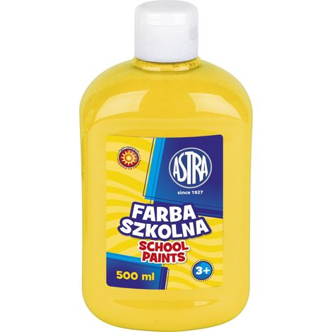 Pintura escolar ASTRA 500 ml. Amarillo 83410903 (1/4)