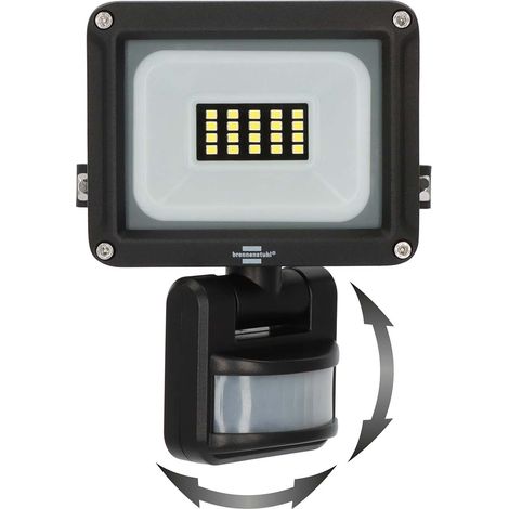 Faretto LED BRENNENSTUHL JARO 1060 P, 1150 lm, 10 W, rilevatore a infrarossi, IP65