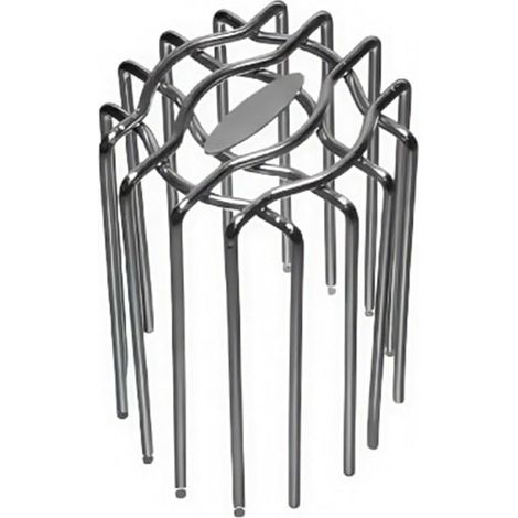 Couvercles de drainage de toit et de balcon en acier inoxydable 304 pour gouttière, protection de débit d'eau de pluie à grand déplacement pour systèmes de drainage de jardin extérieur (75 mm) (1/5)