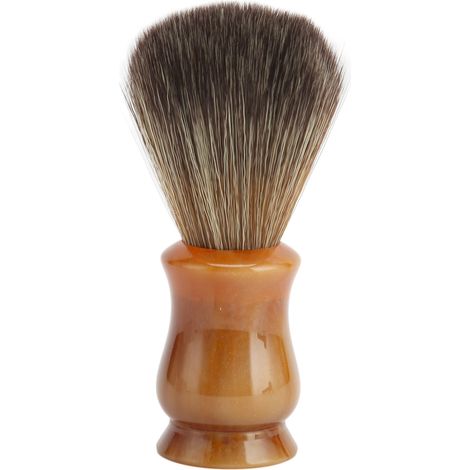 Brosse à barbe portable pour homme, pinceau à mousse de rasage séchage rapide, imitation soies, nettoyant barbe (1/5)