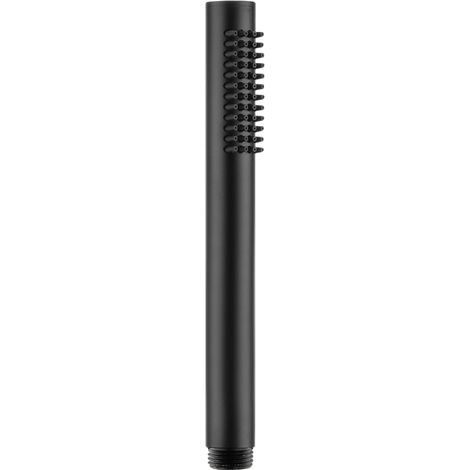 Essebagno Cilindro douchette ronde noire (1/3)