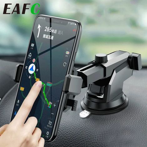 Supporto per telefono da auto con ventosa, nuovo supporto per parabrezza retrattile, verticale, pieghevole e girevole, compatibile con i supporti per telefono da auto (1/5)
