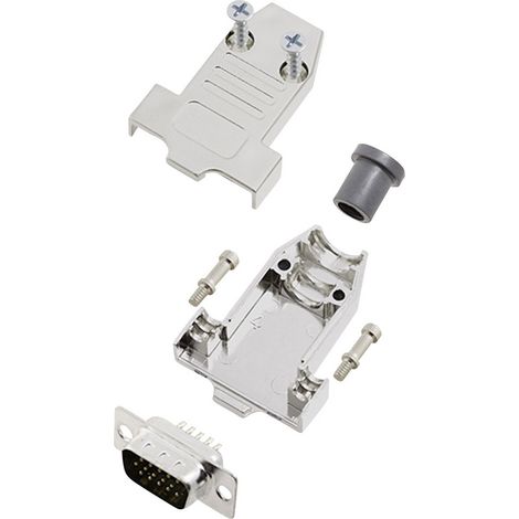 encitech DTNT09-M-HDP15-K 6355-0071-01 D-SUB Stiftleisten-Set 180 ° Polzahl: 15 Lötkelch 1 Set