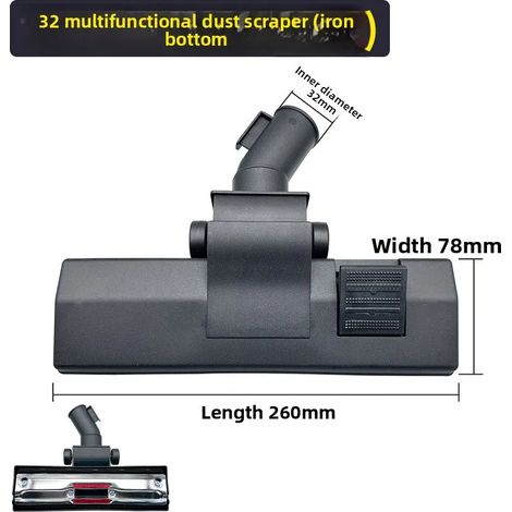 (Fond en fer-32) Tube d'aspirateur universel pour la plupart des modèles, tube télescopique, tuyau de raccordement, accessoires pour aspirateur (1/4)