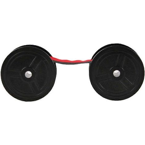 Ruban double bobine pour machine à écrire GR24 (5 pièces) compatible avec GR24, GR41, GR42, GR51 et calculatrice STAR. (1/5)