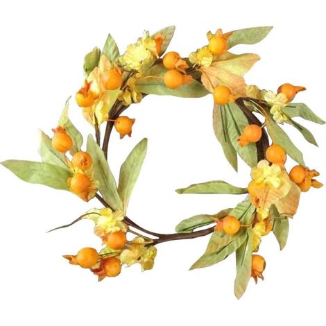 Ghirlanda di foglie autunnali da appendere, 28 cm (1/2)