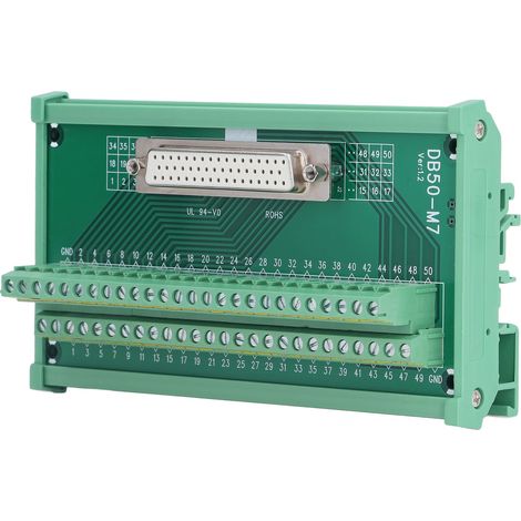 DB50-Buchse, gerader Anschlussadapter für Leiterplatten, DC60V-Anschluss, DB50-M7-Adapterplatine