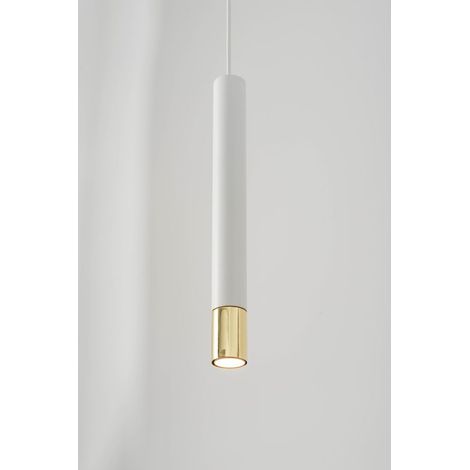 BOBOCHIC - Lustre CANDICE en acier  1 lampe Blanc