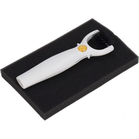 Pinceau à gaufrer inodore avec manche ergonomique, en acier inoxydable et plastique, idéal pour le scrapbooking et les travaux manuels en papier.