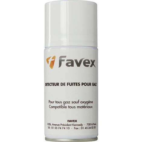 Détecteur de fuites en spray (gaz test/aérosol 210ml) - Favex