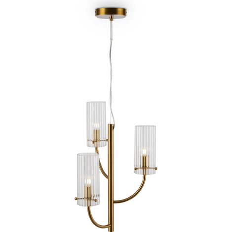 Maytoni Arco Plafoniera classica a sospensione a braccio multiplo a 3 luci in ottone G9 (1/5)