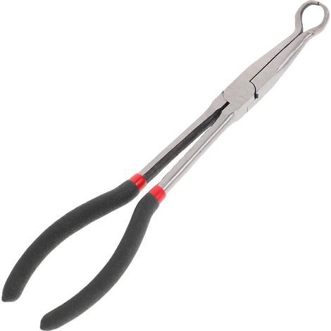 Praktische runde Verlängerungsklemme, Kabelklemme, Kfz-Reparaturklemme (schwarz) – 28,00 x 6,00 x 2,00 cm – Schwarz (1/4)