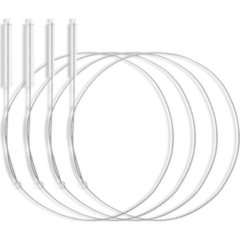 Foyods 4 cepillos de 39 pulgadas extra larges para limpiar pajitas, limpiadores de tubos largos y tube de alimentación para cepillo para polvo de pajita, cepillo para polvo de limpieza de tubos, cepil (1/5)