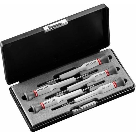 Set di 5 cacciaviti di precisione Microtech FACOM AEF.J1PB (4 a taglio + 1 a croce) (1/4)