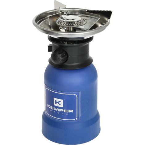 Réchaud à gaz d'extérieur avec protection contre le vent et allumage piezo
