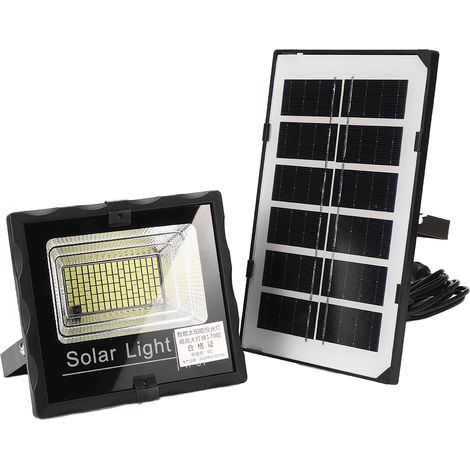 170Leds Lámpara Solar 120W 8000k 8-12 Horas con Mando a Distancia Luz de Proyección Solar