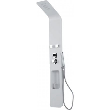 Colonna doccia Loira in alluminio multiaccessoriata idromassaggio