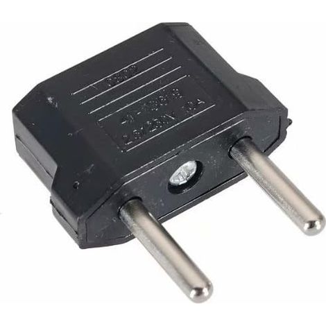 Set of 10 US China to Europe France power plug adapters (1/4)