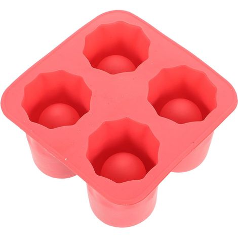 Bac à Glaçons Flexible et Facile Ranger en Silicone Forme de Tasse (1/5)