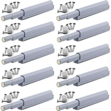 Accessoire polyvalent pour armoires, système d'ouverture magnétique par simple pression pour une manipulation fluide des portes, grande durabilité (plus de 20 000 cycles).