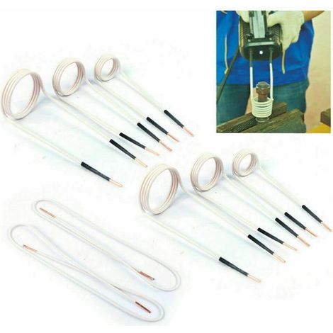Induction Coil Kit for Induction Heater Coil Heater Screw Remover Mini Ductor Diameter 30 mm/40 mm/50 mm, Pack of 8