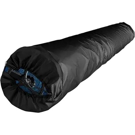 Housse protectrice enrouleur solaire et bâche piscine extérieure toile Oxford noir 490x96 cm 1 pièce (1/5)