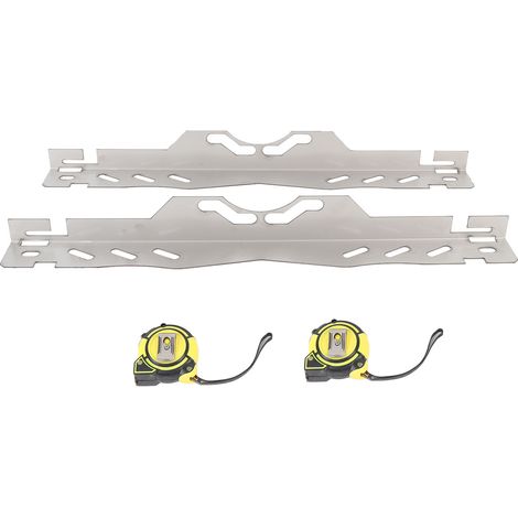 Ortviai Plaque d’Alignement des Roues en Acier Inoxydable avec 2 Rubans de Mesure – Précis, Robuste, Universel (1/5)